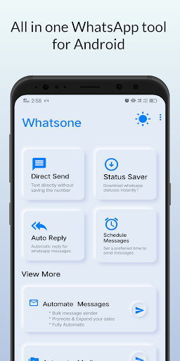 Android application Whatsone - All in one toolkit screenshort