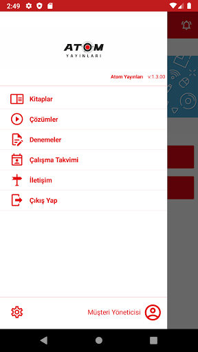 Atom Yayınları Screen 2