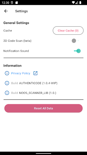 authenticode Screen 2