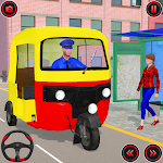 Cover Image of 下载 City Tuk Tuk Rickshaw 3D Games  APK