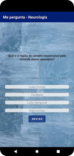 Android application Me Pergunta! Neurologia screenshort