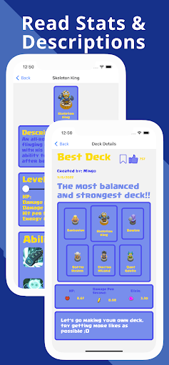 MiniDeckBuilder for Clash Mini Screen 3