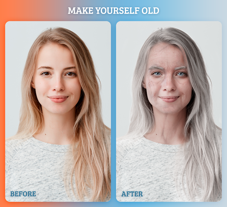 Old Age - old face on photo - New - (Android)