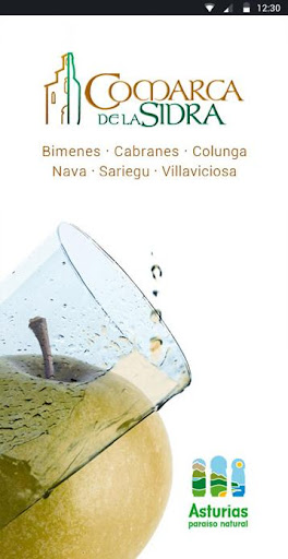 Android application Comarca de la Sidra screenshort
