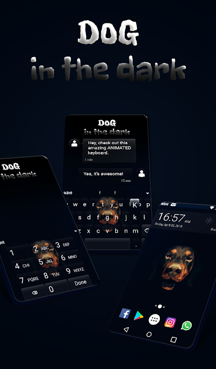 Dog Face Live Wallpaper Theme - 5.10.45 - (Android)