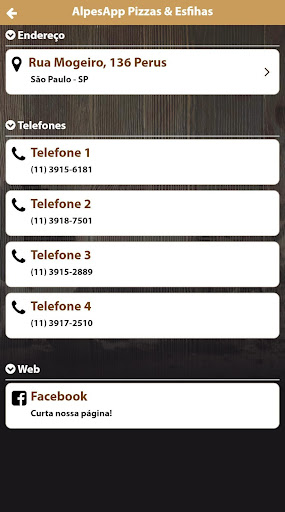 AlpesApp Pizzas and Esfihas
