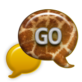 GO SMS - Giraffe Party icon