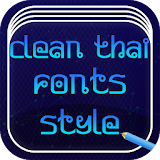 Clean Thai Fonts Style Free icon