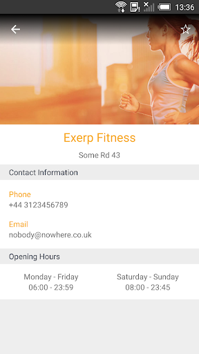 Exerp Screen 2