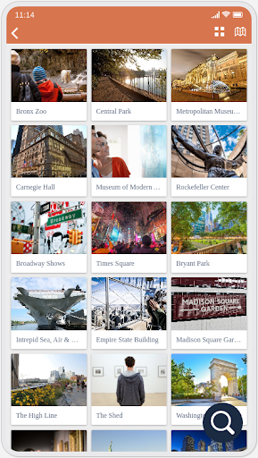 Booking New York & Travel Map Screen 2