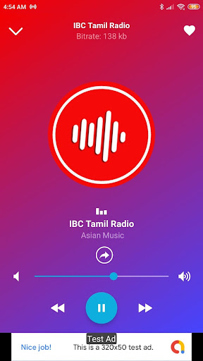 Android application IBC Tamil Radio Live App fm UK screenshort