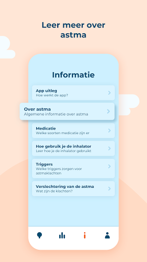Astma app Screen 3