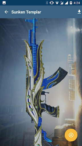 Visual Pub Gun Weapon Skin M762 Glacier