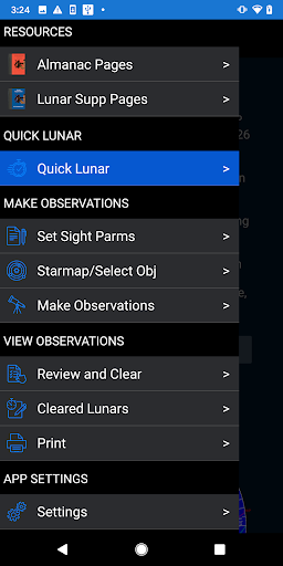 Android application EZ Lunars screenshort