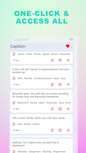 Real Followers - InCaption Screen 2