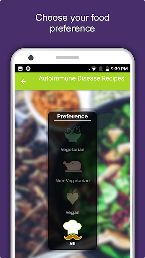 Android application Autoimmune Disease Recipes screenshort