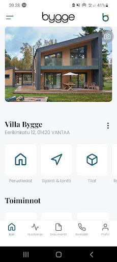 Android application Bygge screenshort