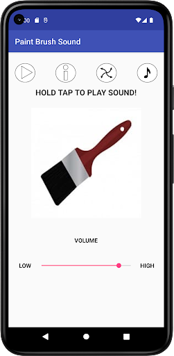 Android application Paint Brush Sound screenshort