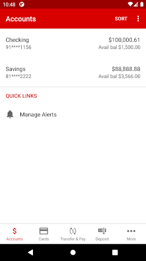 CBOPC Mobile Banking Screen 3