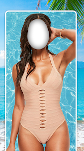 Girl Bikini Suit Photo Montage