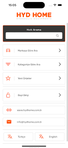 Android application HYDHOME screenshort