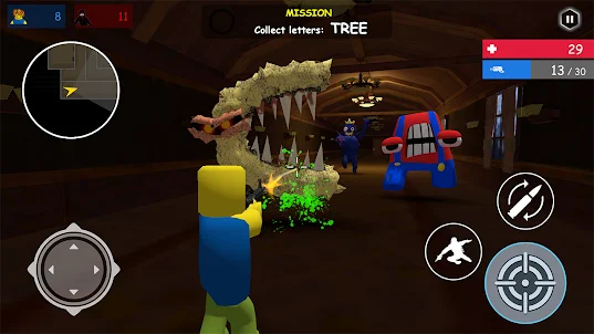 Alphabet Hunt: Roblock Shooter