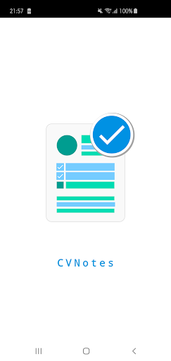 Android application CVNotes screenshort
