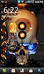 screenshot of Steampunk Skull Free Wallpaper