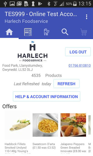 Harlech Foodservice Screen 3