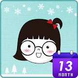 눈소녀♥ 카카오톡 테마 icon