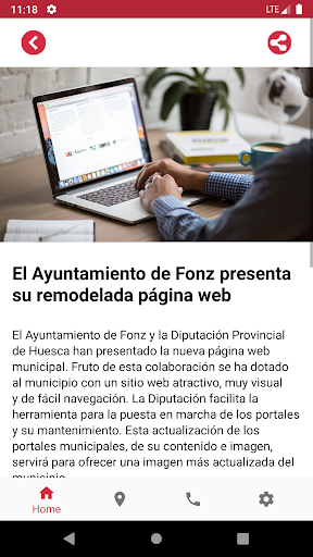 Ayuntamiento de Fonz Screen 3