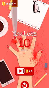 Captura de Pantalla 8 4 dedos: juegos de cuchillos android