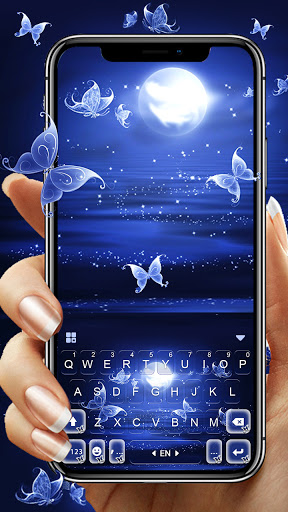 Android application Moonlight Butterfly Keyboard B screenshort