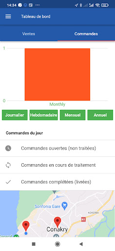 Android application Soneya Express screenshort