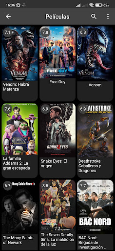 Vista previa de la aplicación