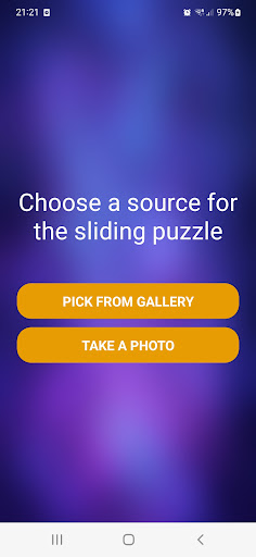 Android application Sliding Image & Photo puzzles screenshort