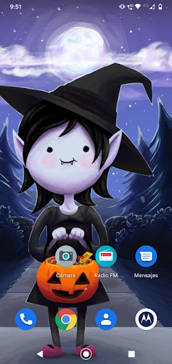 Android application imagenes de brujas screenshort
