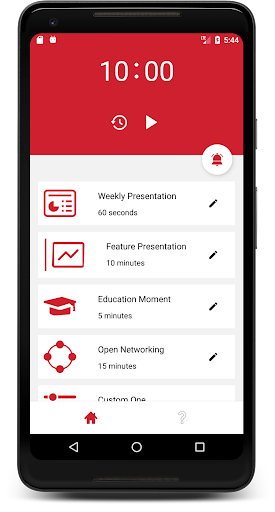 BNI Connect® Timer Screen 2