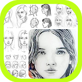Learn to Draw Girl Face icon