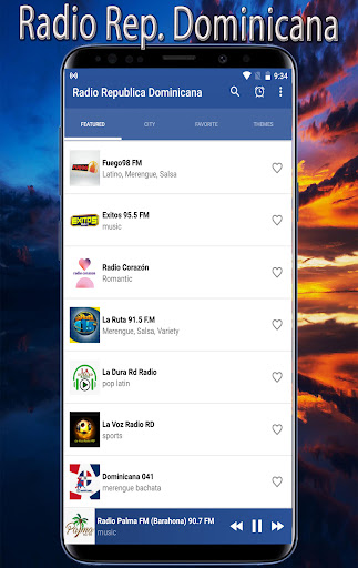 Android application Radio Republica Dominicana screenshort