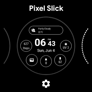 Pixel Slick Watch Face