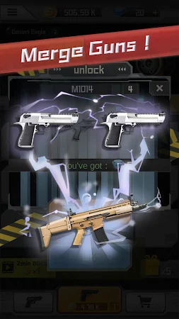 Game screenshot Idle Gun Range: Merge n Shoot! mod apk