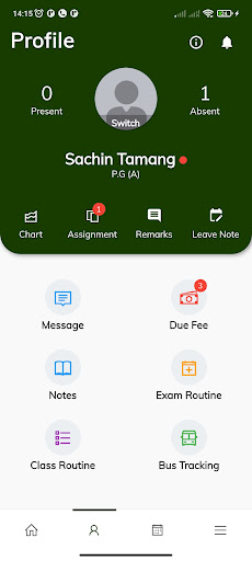 Android application Gramin Pathsala School screenshort