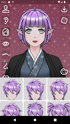 Android application Anime Waifu Avatar Maker screenshort
