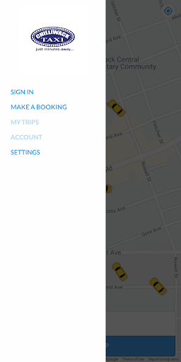 Android application Chilliwack Taxi screenshort