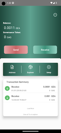 GEA Crypto Wallet Screenshot 4 - AppWisp.com