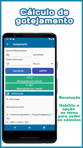 CalcFacil - Enfermagem Screen 2