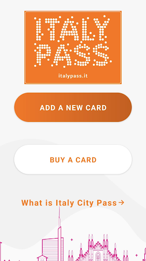 Android application Italy City Pass screenshort
