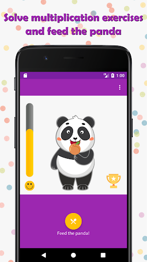 Android application Learn Multiplication Table screenshort