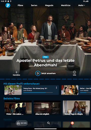 Android application yesflix TV screenshort
